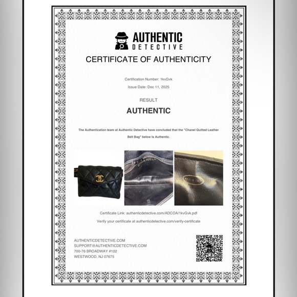 Authentic CHANEL Black belt bag “project “ - Picture 17 of 17